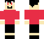 boy with red shirt