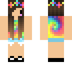  chibi tye-dye girl