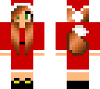 christmas wolf girl