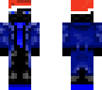 festive blue suit ender