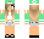 green cool girl