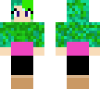 green hair girl