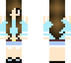 light blue brunette
