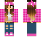 light pink bandanna girl