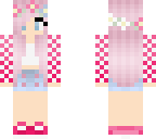 pink-haired girl