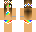 rainbow bikini