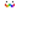 rainbow mustache man