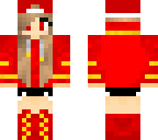 red cute girl