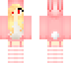 red eye pink bunny
