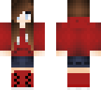 red hoodie girl