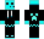 skin black blue