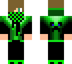 the cool green creeper boy