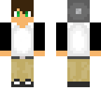 white black sleeve beanie