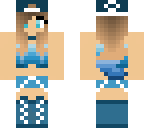 blue girl