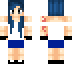 blue haired girl