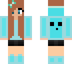 blue slime girl
