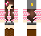 casual pink chibi