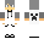 cool white creeper boy