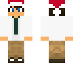curtis with a santa hat