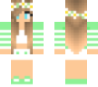 Cute girl with blue eyes | Minecraft Skin
