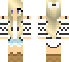 cute summer girl skin