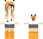 edited chicken girl
