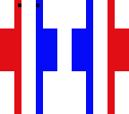 french flag person