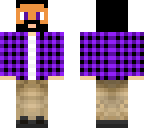 guy in purple flannel