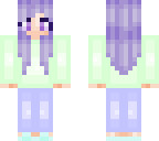 lavender hair girl