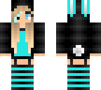 light blue bunny twin