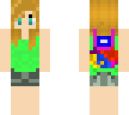 minecraft rainbow bag skin