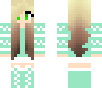 mint sweater girl