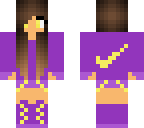 nike girl - purple and yellow