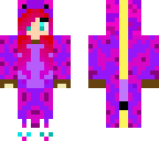 purple and pink giraffe