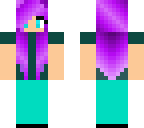 purple hair girl
