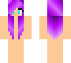 purple hair girl skin base