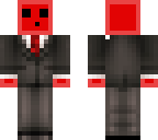 red slim in a suit