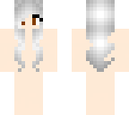 silver hair girl bace