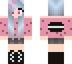sliver and pink oreo girl