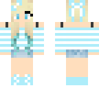 summer blue girl