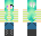 teal swaeter girl