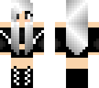 white haired emo rebel girl