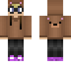 a guy in a bear hoodie
