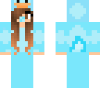 blue baby duck girl