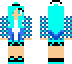 blue neon teen skin