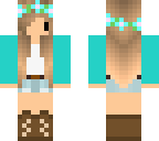 chibi blue girl