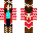 christmas chicken girl edit