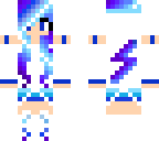 cool blue girl