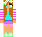 cool neon girl