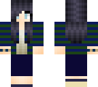 dark blue and green clothes